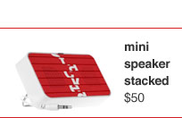 Get the STACKED mini-stack portable speaker system